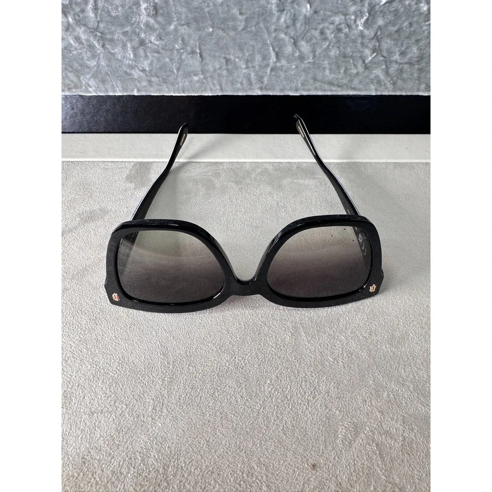 Just Cavalli SJC044 Women Sunglasses Black Snake Print Gradient Lenses *Read‎